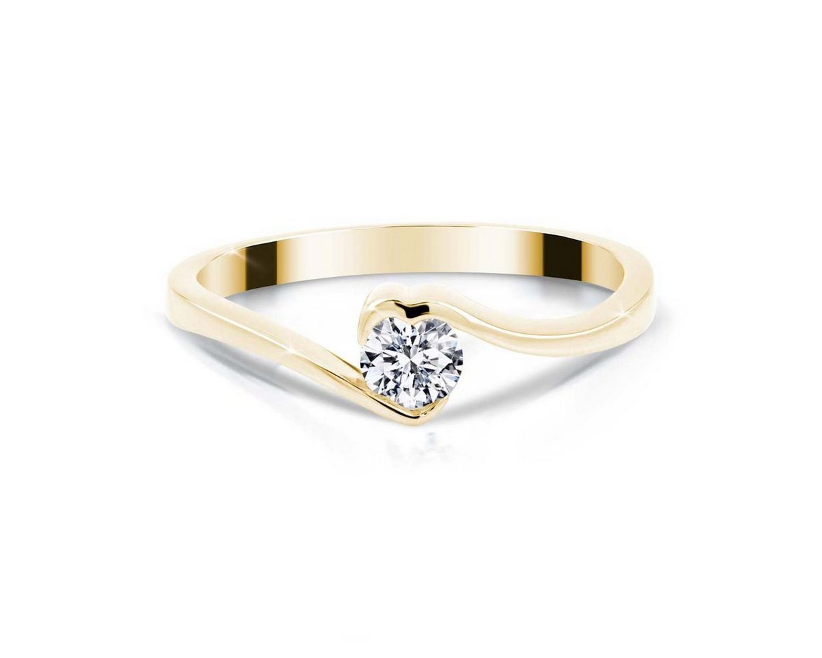 Adam & Eve Verlobungsring Verlobungsring Brillantring 585/- Gelbgold 0,15 ct. von Adam & Eve