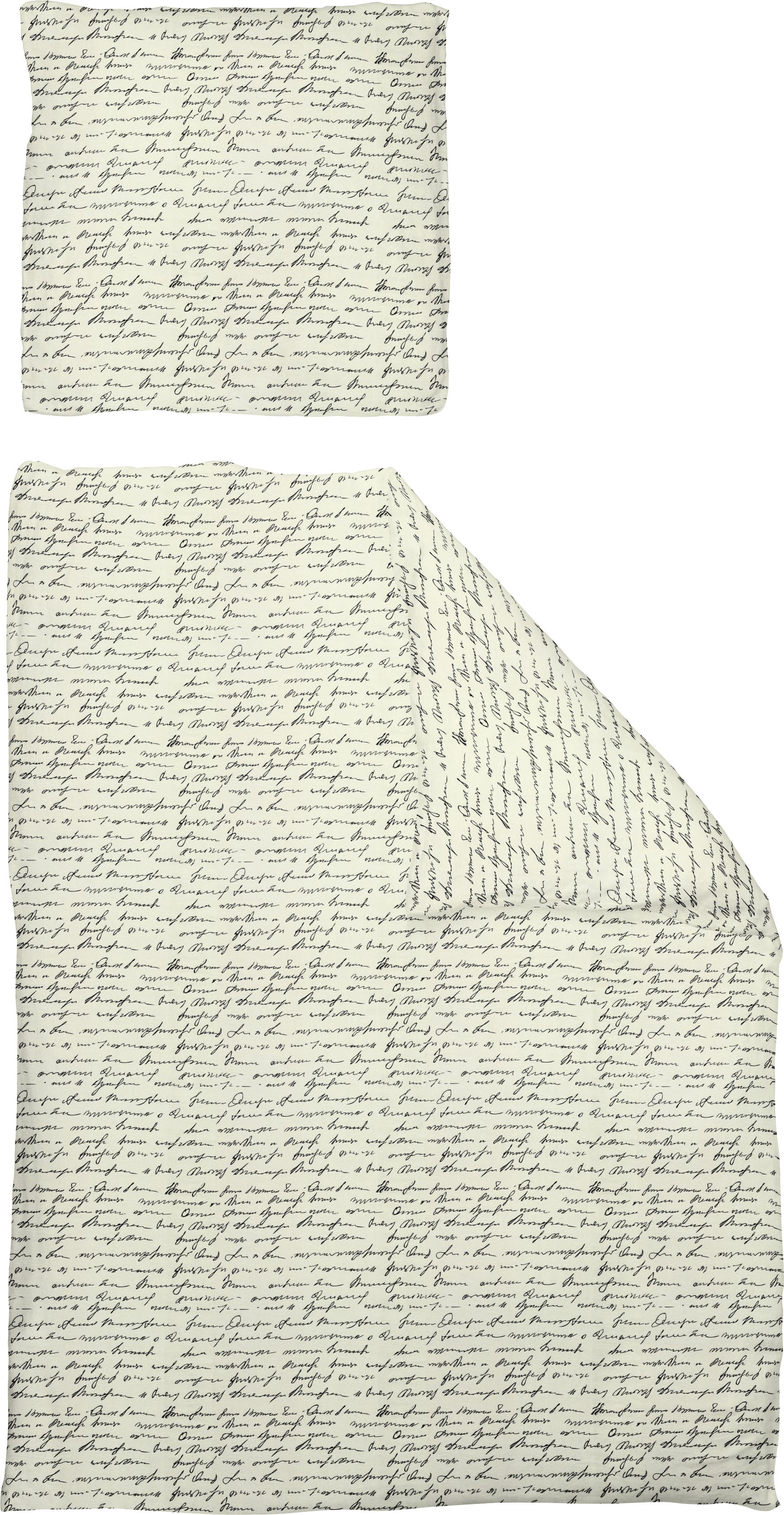 Adam Bettwäsche "Leinenbettwäsche Scribble", (2 tlg.) von Adam