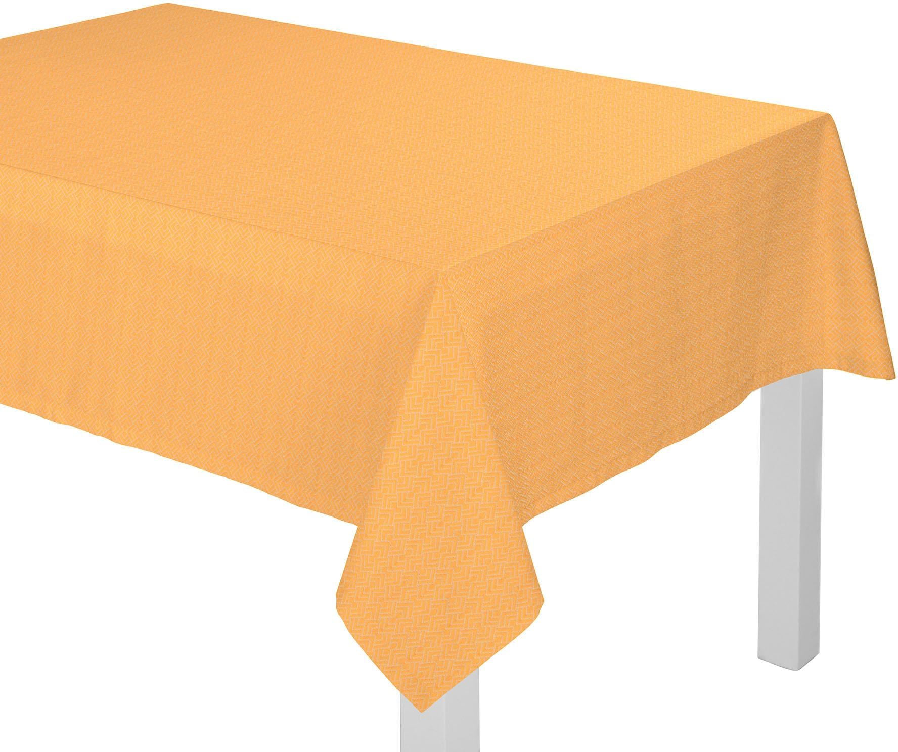 Tischdecken Set 2-teilig Leinenoptik Tischdecke 130/160 cm Mitteldecke 80/80 cm