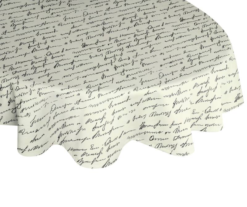 Adam Tischdecke "Scribble" aus Leinen und Bio-Baumwolle,Made in Germany von Adam