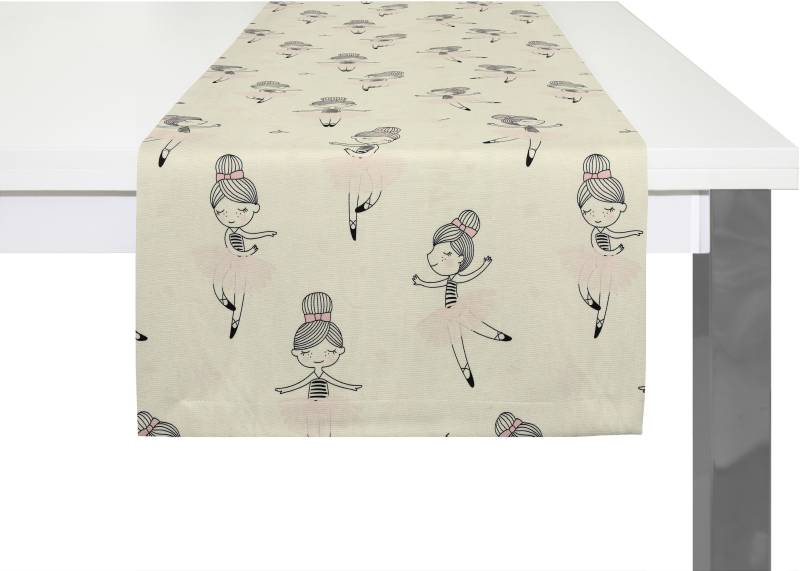 Adam Tischläufer "Ballerina" GOTS organic,zertifiziert durch CERES 0242für Kinder von Adam