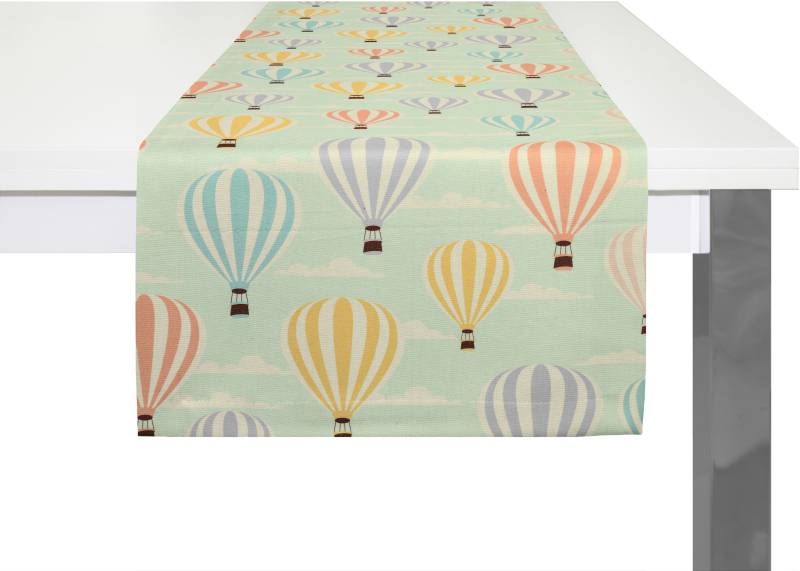 Adam Tischläufer "Balloons" GOTS organic,zertifiziert durch CERES 0242für Kinder von Adam