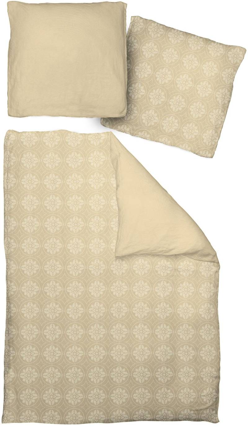 Adam Bettwäsche "Romantic Puligny light" 2 Stk. tlg. aus 100 % Bio-Baumwolle, 2 teilig - Bettwäsche Set von Adam