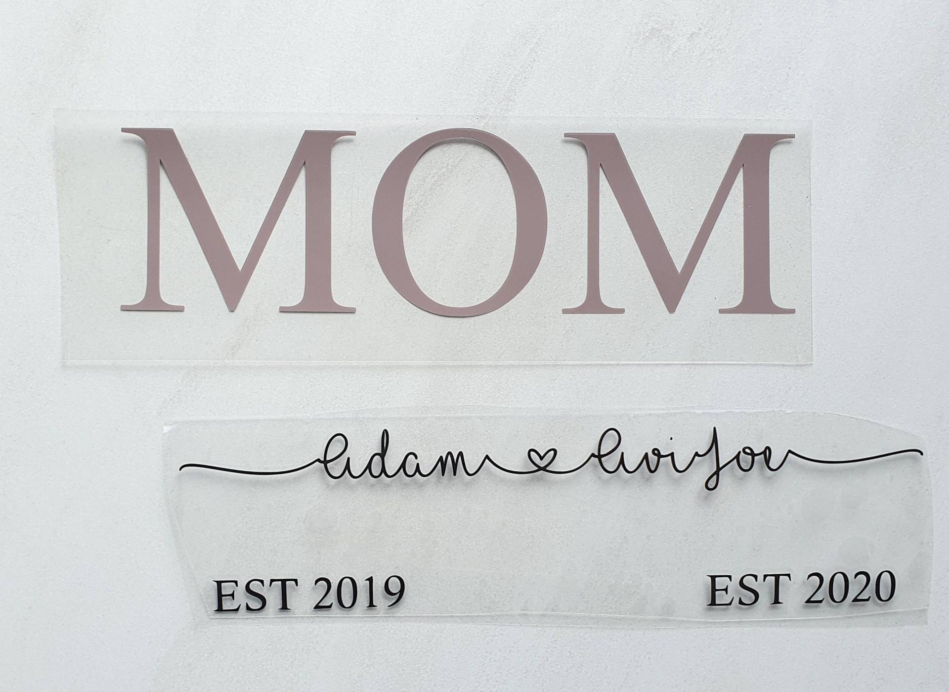 Diy Muttertagsshirt | Bügelbild Mom/Mama Personalisiert Diy Muttertagsshirt | Bügelbild Mom/Mama Personalisiert von AdamAndAviShop
