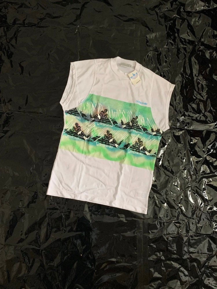 Adidas Unterhemd Tank Top Size S Retro Vintage Vest Shirt Nwt von Adamd23456