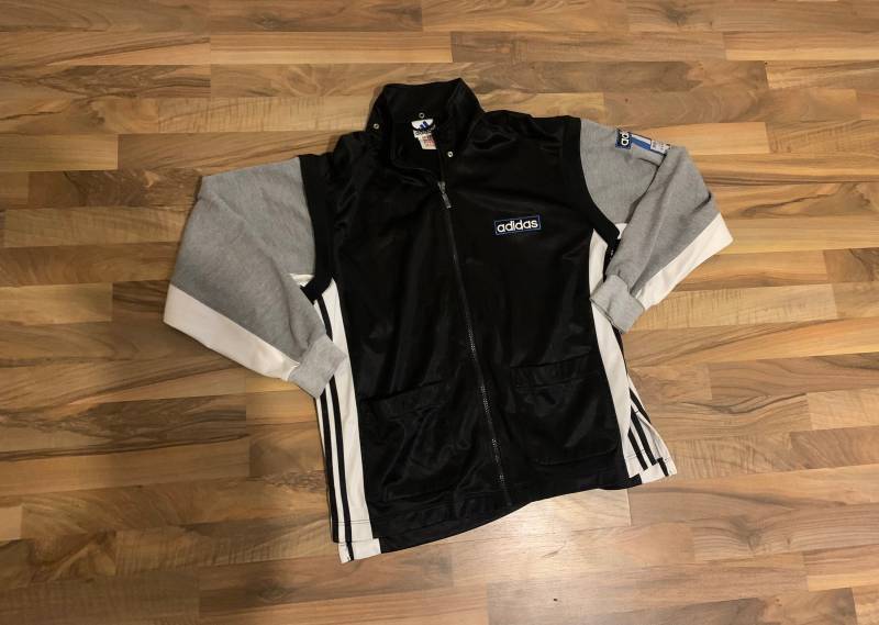 Adidas Windbreaker Jacke Size L Retro Vintage Regenjacke Jacket Track von Adamd23456