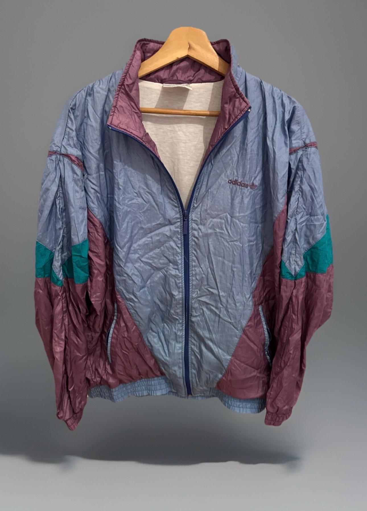 Adidas Windbreaker Jacke Size L Retro Vintage Track Jacket 90S von Adamd23456