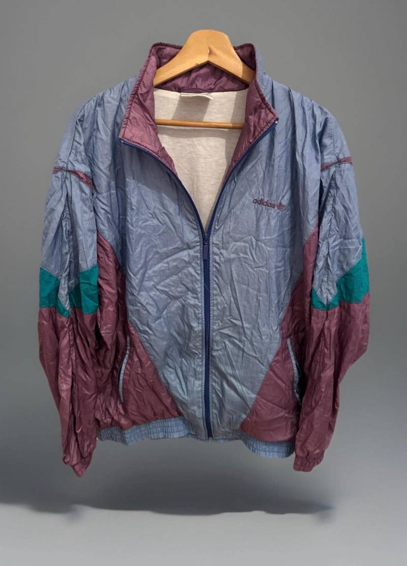Adidas Windbreaker Jacke Size L Retro Vintage Track Jacket 90S von Adamd23456