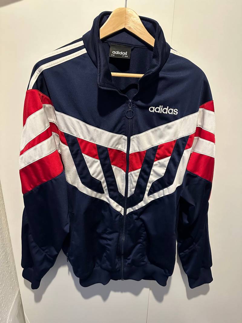 Adidas Windbreaker Jacke Size L Retro Vintage Track Jacket von Adamd23456