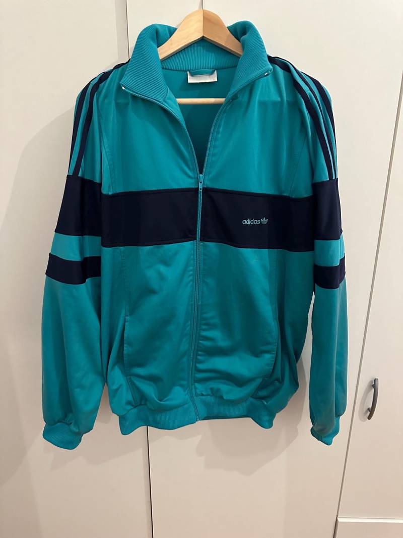 Adidas Windbreaker Jacke Size L Retro Vintage Track Jacket von Adamd23456