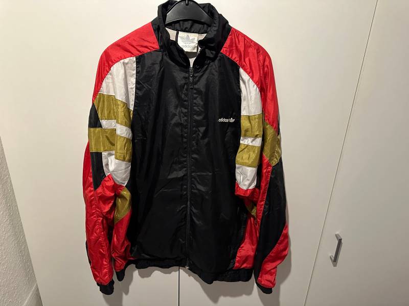 Adidas Windbreaker Jacke Size L Retro Vintage Track Jacket von Adamd23456