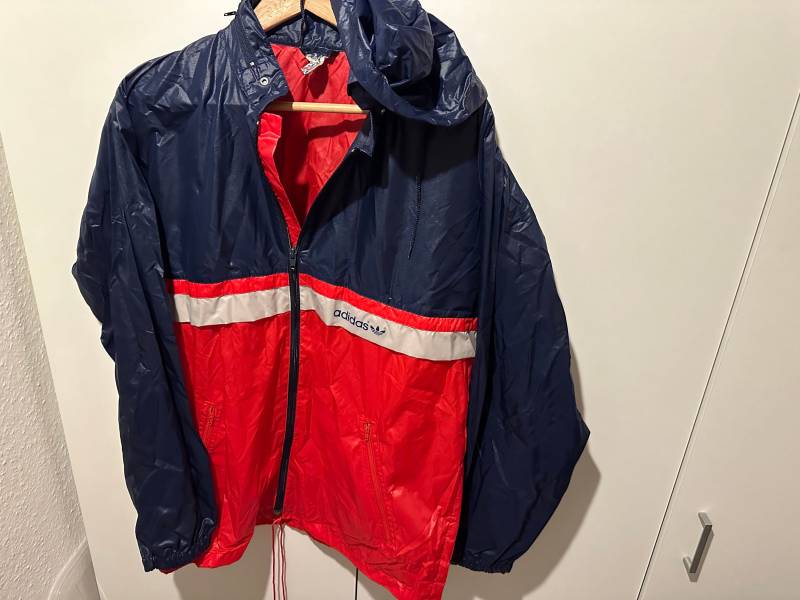 Adidas Windbreaker Jacke Size M-L Retro Vintage Track Jacket von Adamd23456