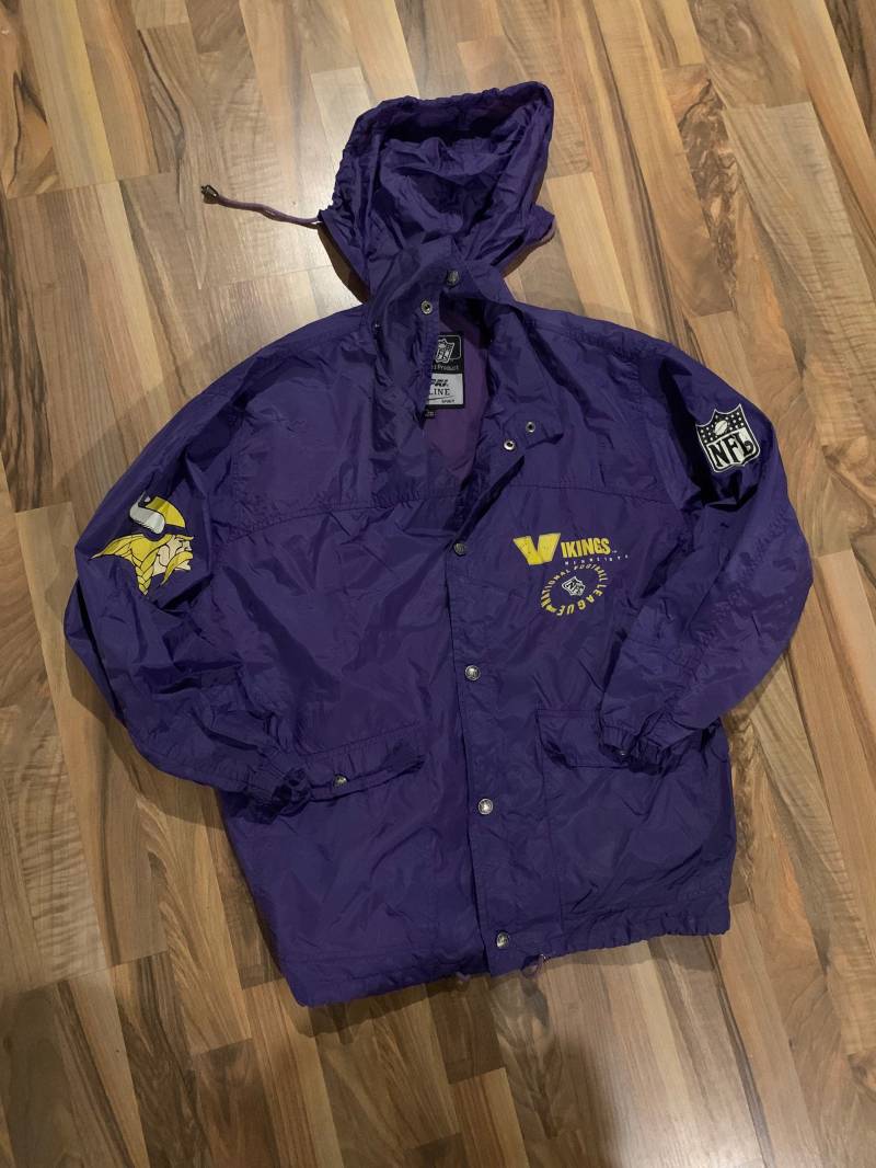 Campri Jacke Minnesota Vikings Size L Vintage Jacket Starter Style Teamline von Adamd23456