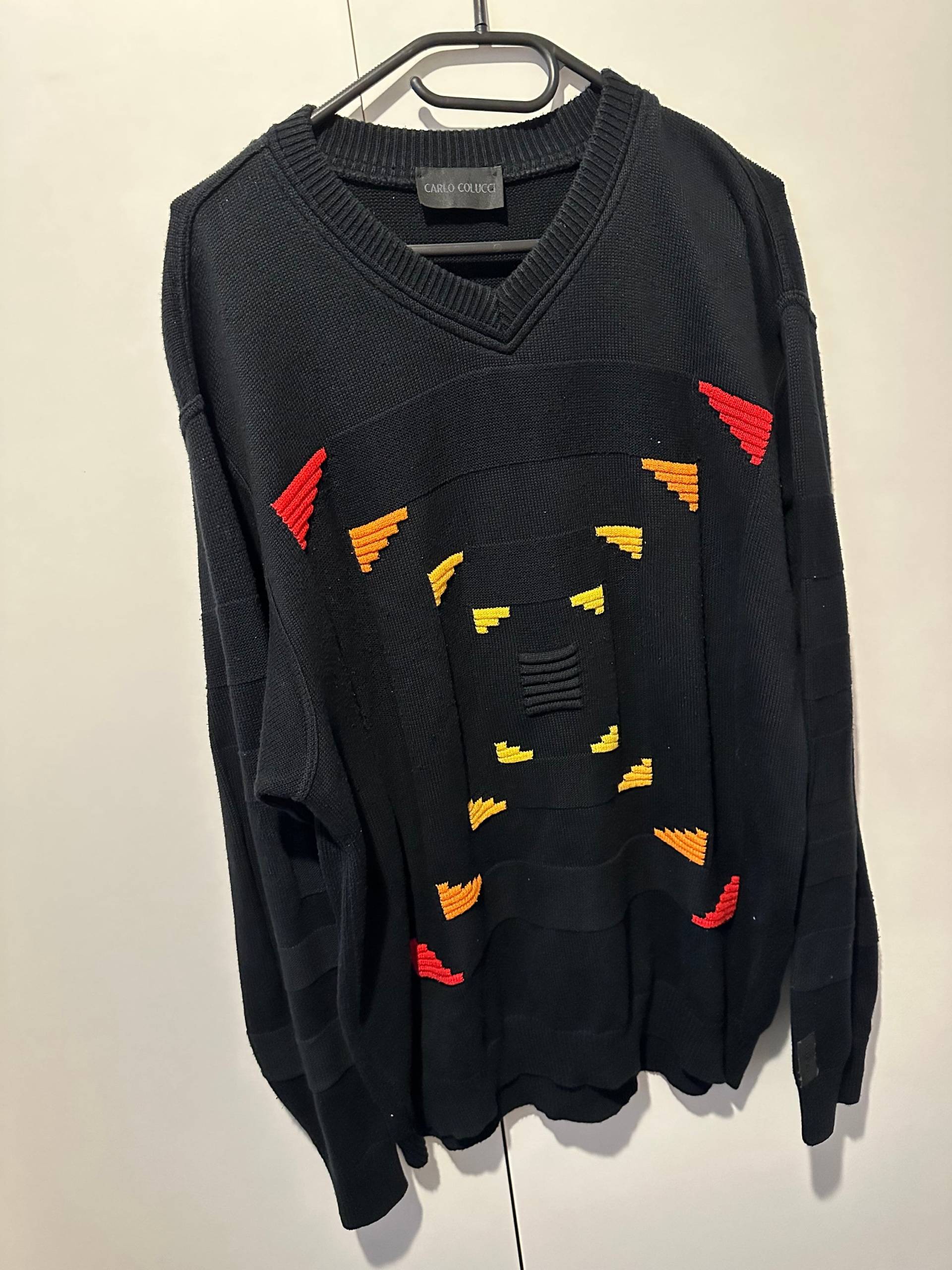 Carlo Colucci Pullover Size Xl Retro Vintage Carlo Sweatshirt von Adamd23456