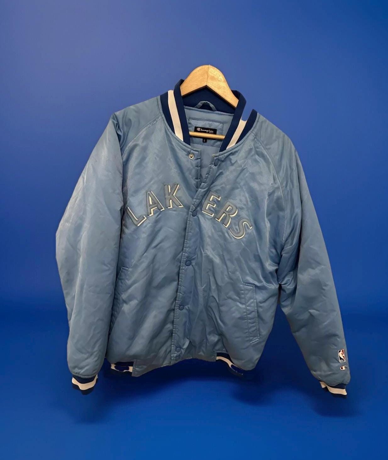 Champion Jacke Los Angeles Lakers Size L Nba Vintage Jacket 90S Retro von Adamd23456