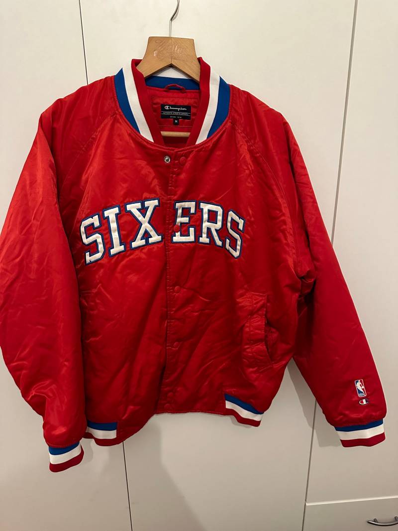 Champion Jacke Sixers 76Ers Size M Nba Vintage Jacket Starter Style von Adamd23456