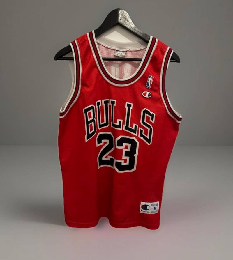 Champion Jersey Chicago Bulls Size M Nba Michael Jordan 23 Retro von Adamd23456