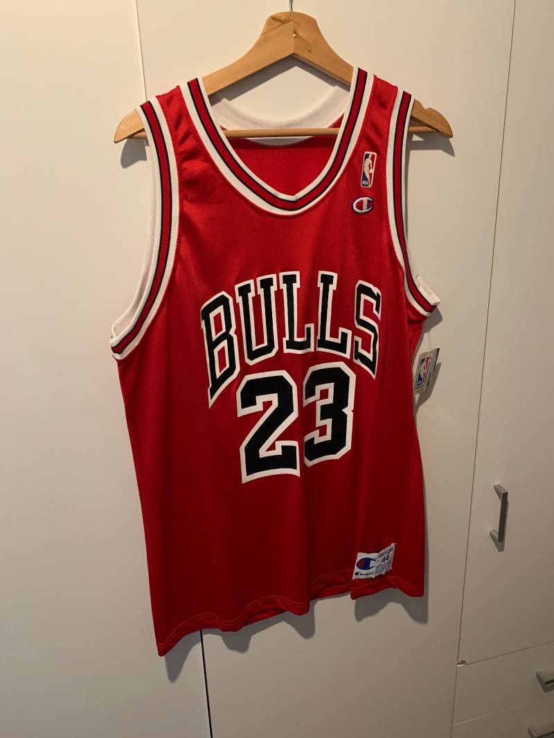 Champion Jersey Nwt Chicago Bulls Size L 44 Nba Michael Jordan 23 Retro von Adamd23456