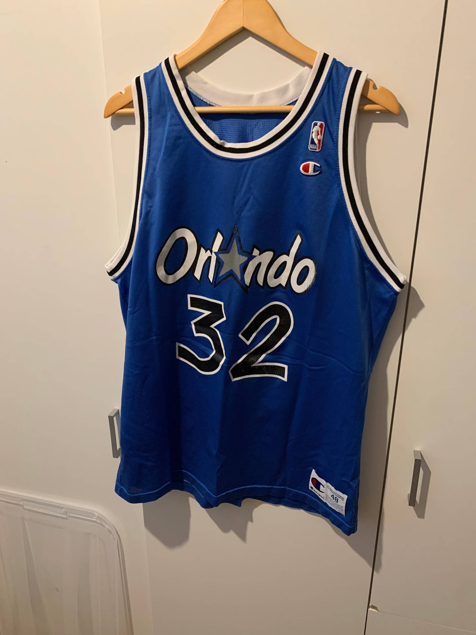 Champion Jersey Orlando Magic Size L 48 Nba Shaquille O'neal 32 Vintage von Adamd23456
