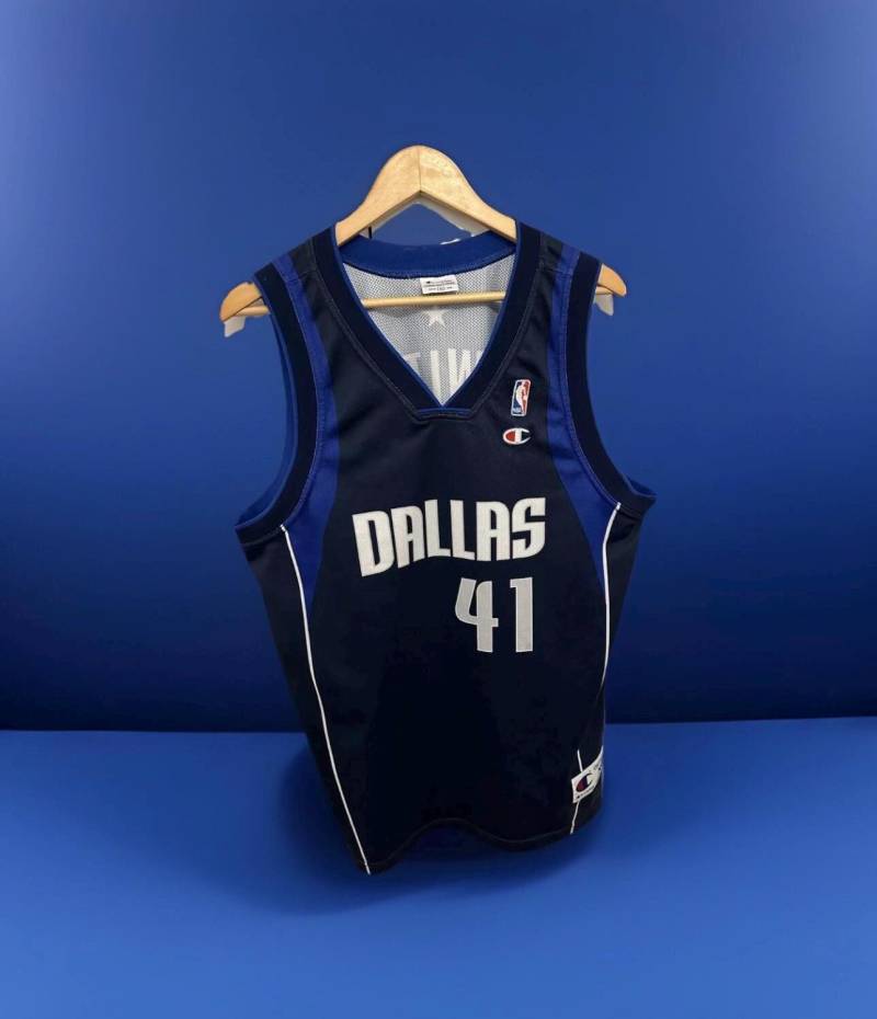 Champion Trikot Nowitzki Dallas Mavericks Size Xl Vintage Nba 41 Jersey Dirk 90S von Adamd23456