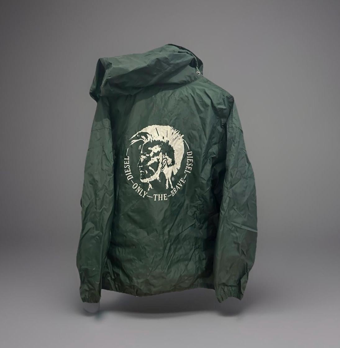 Diesel Windbreaker Jacke Size Xl Retro Vintage Track Jacket Regenjacke von Adamd23456