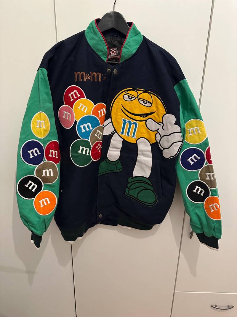 Nescar Jacke Jh Design Jeff Hamilton M&m's Size M-L Retro Vintage Racing Jacket von Adamd23456