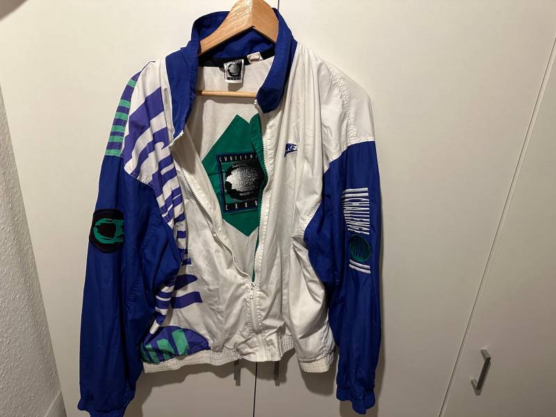 Nike Air Challenge Court Jacke Windbreaker Size L Retro Vintage Trainingsjacke Track Jacket von Adamd23456