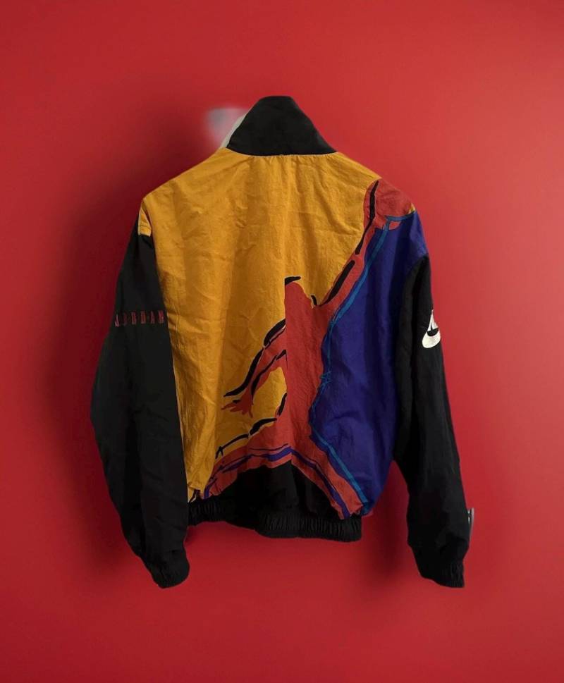 Nike Air Jordan Jacke Size L Nba Vintage Retro Bulls 23 M.j. Goat Michael Flight Jacket von Adamd23456