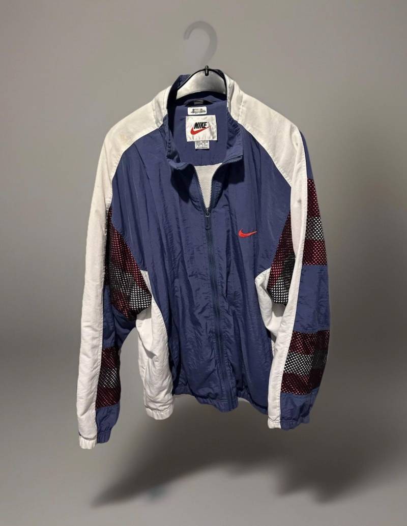 Nike Air Windbreaker Jacke Size Xl Retro Vintage Just Do It Jacket 90S Track Flight von Adamd23456
