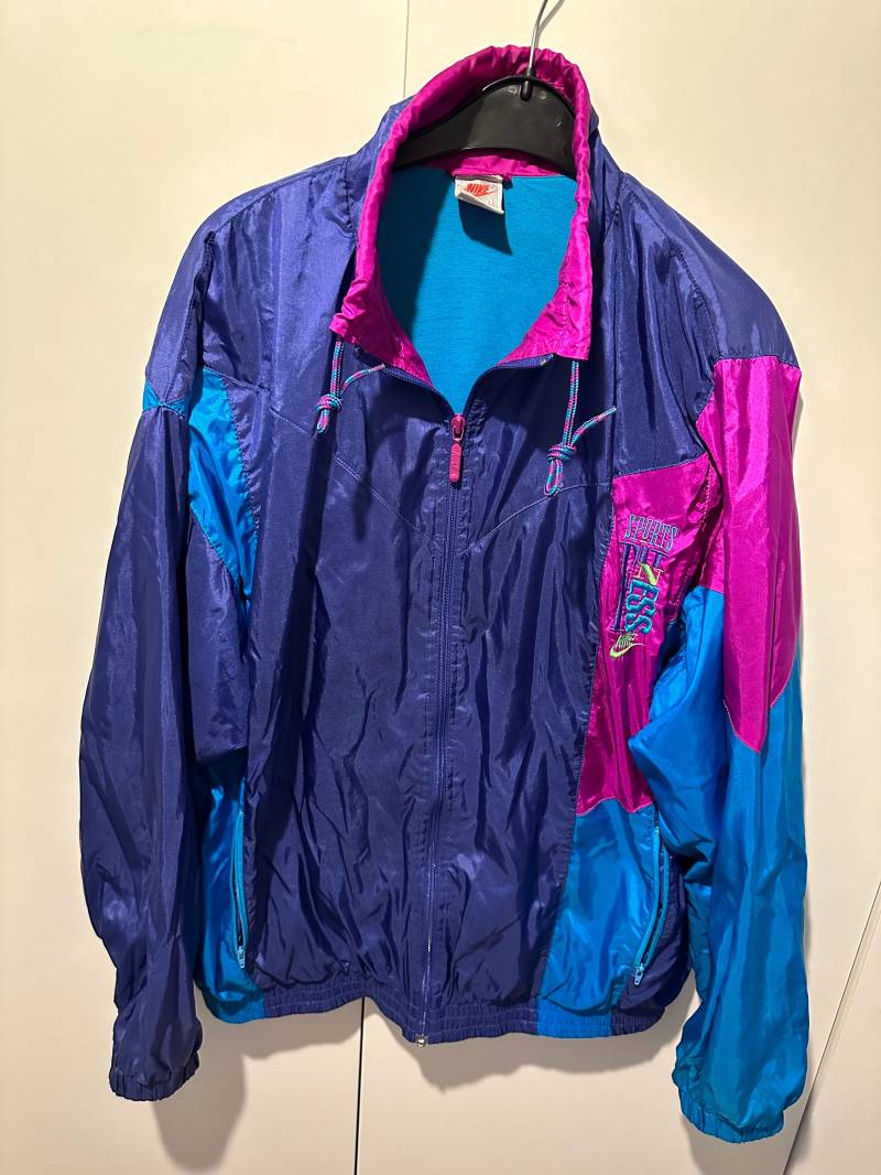 Nike Air Windbreaker Jacke Size Xl Retro Vintage Just Do It Jacket von Adamd23456