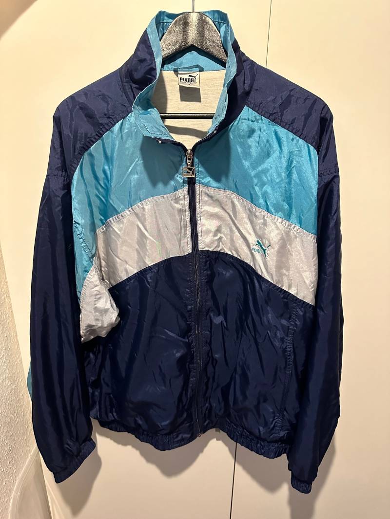Puma Jacke Windbreaker Jacket Size L-xl Retro Track von Adamd23456