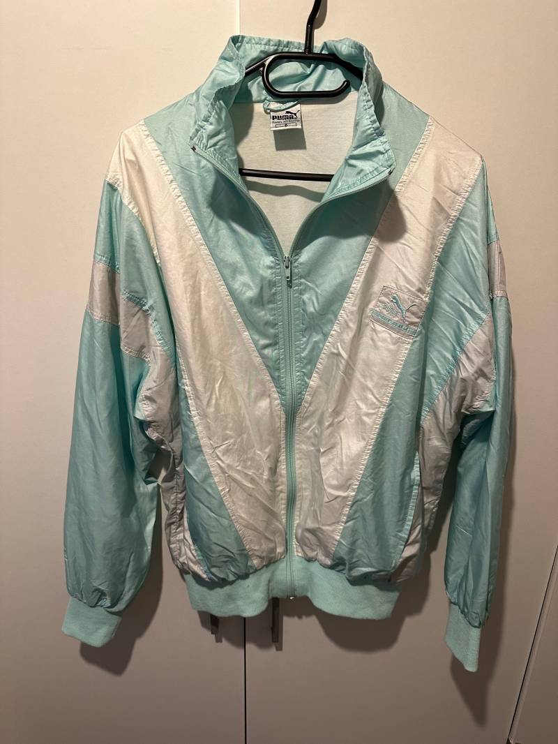 Puma Jacke Windbreaker Jacket Size M Retro Track Puma Jacke Windbreaker Jacket Size M Retro Track von Adamd23456