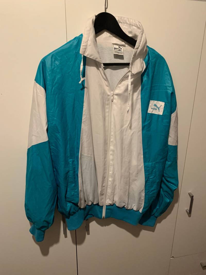 Puma Windbreaker Jacke Size M Retro Jacket von Adamd23456