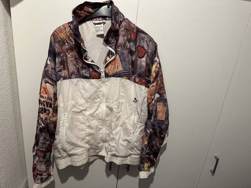Puma Windbreaker Jacke Size M Retro Jacket von Adamd23456
