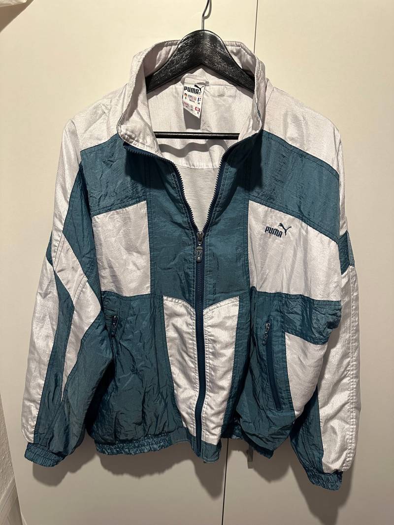 Puma Windbreaker Jacke Size M Retro Jacket von Adamd23456