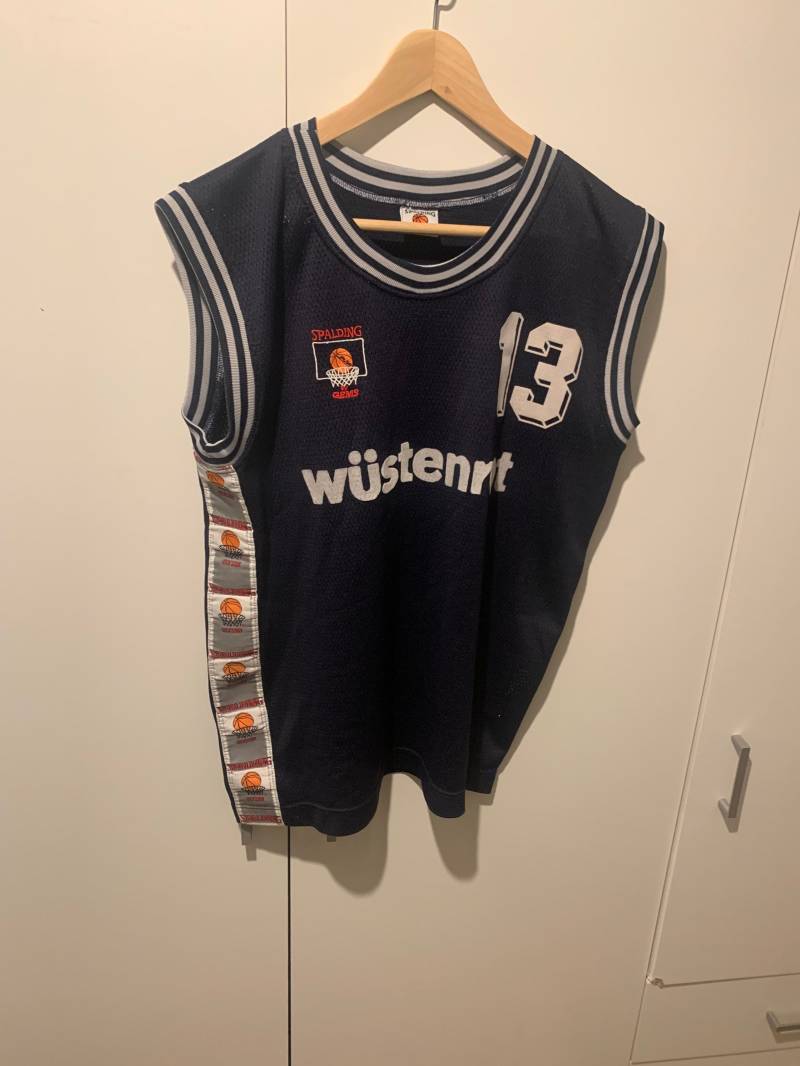 Spalding Wüstenrot Trikot Jersey Size M Vintage Basketball 13 Retro von Adamd23456