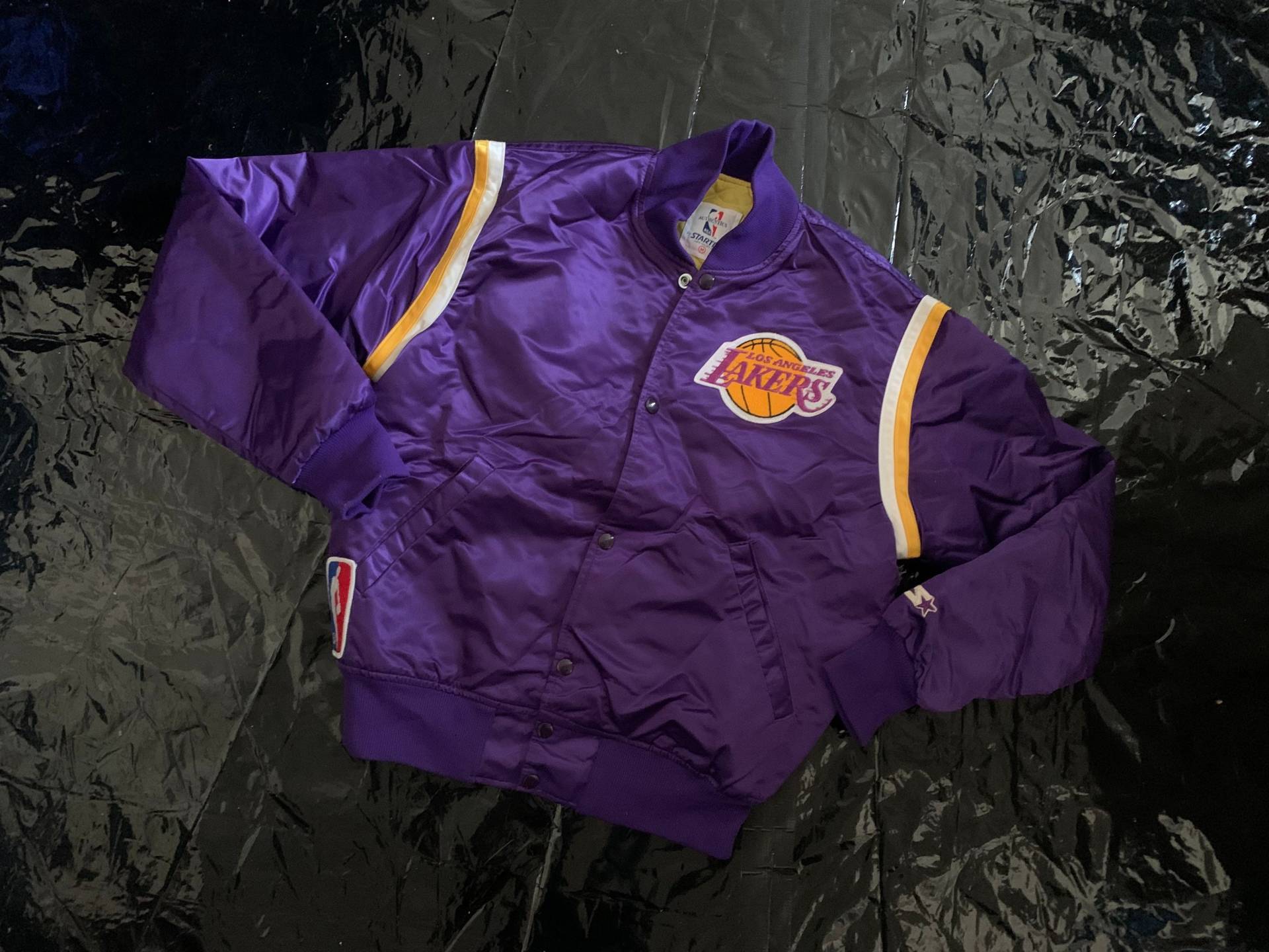 Starter Jacke Los Angeles Lakers Size M Nba Vintage Starter Jacket von Adamd23456