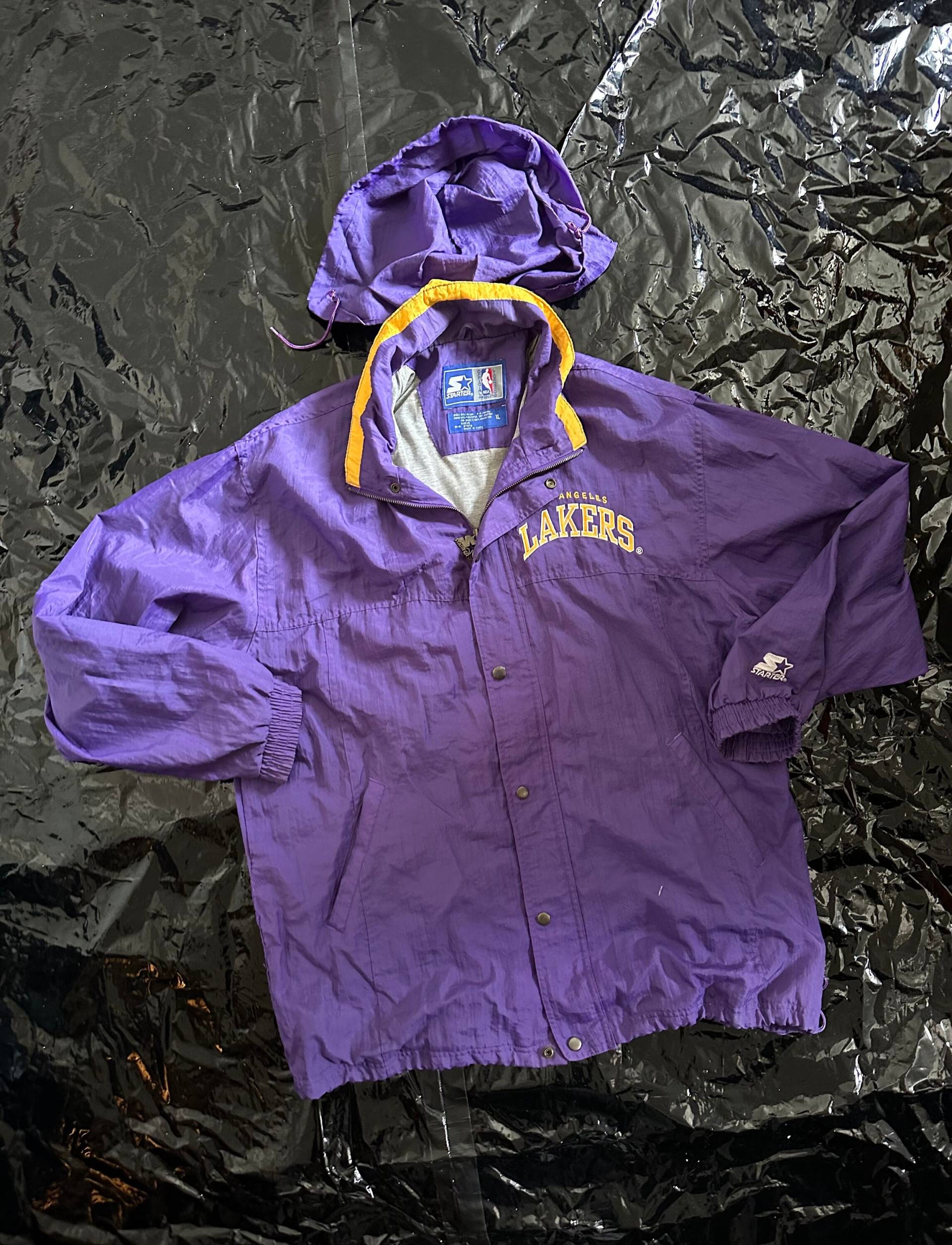 Starter Jacke Los Angeles Lakers Size Xl Nba Vintage Starter Jacket von Adamd23456