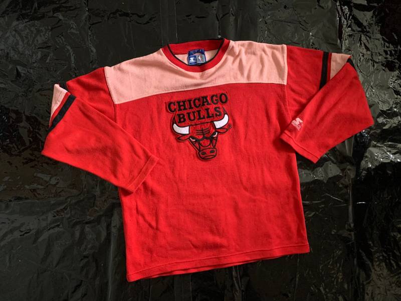 starter Hoodie Chicago Bulls Size Xl Nba Retro Vintage Pullover von Adamd23456