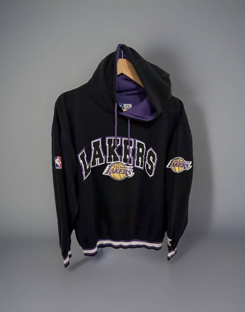 starter Hoodie Los Angeles Lakers Size M Nba Retro Vintage Pullover 90S von Adamd23456