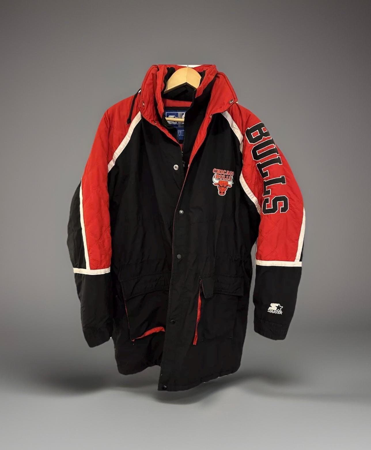 starter Jacke Chicago Bulls Size L Nba Retro Vintage Jacket 23 Jordan 90S von Adamd23456