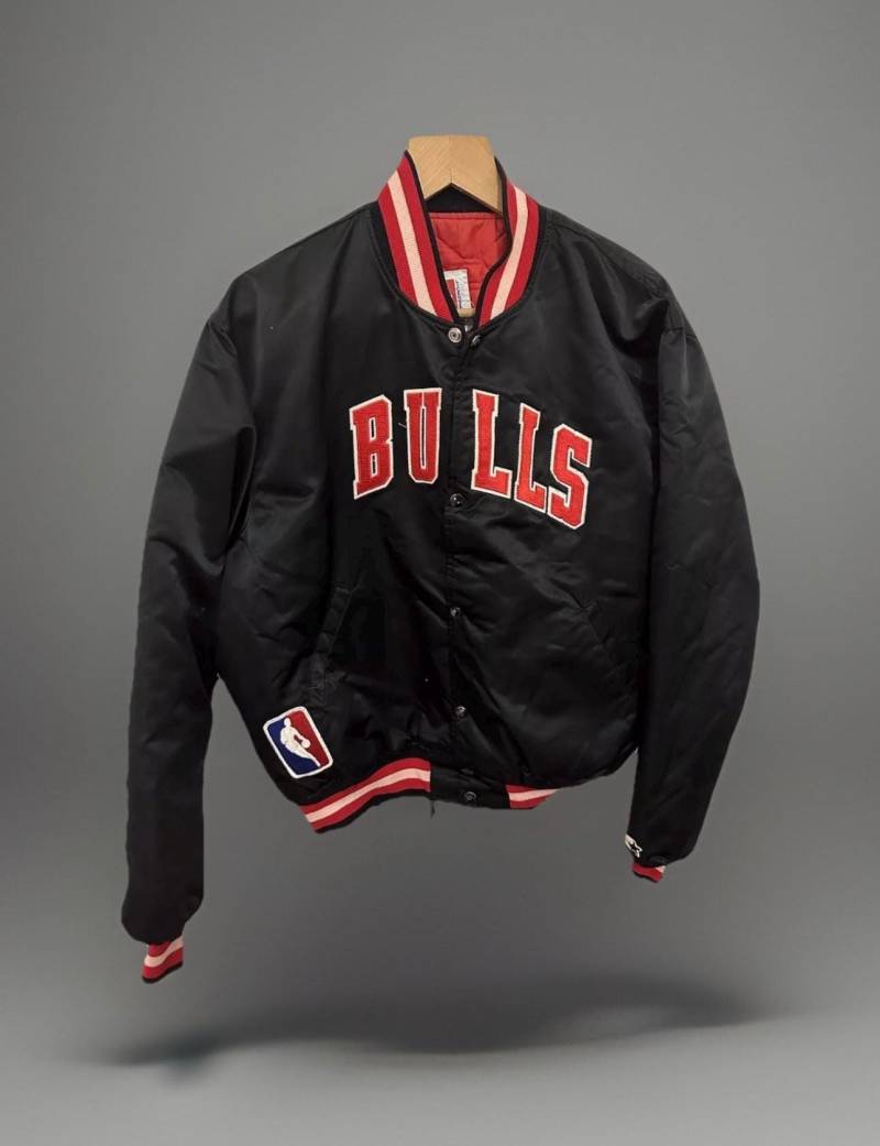 starter Jacke Chicago Bulls Size M-L Nba Retro Vintage Jacket 23 Jordan 90S von Adamd23456