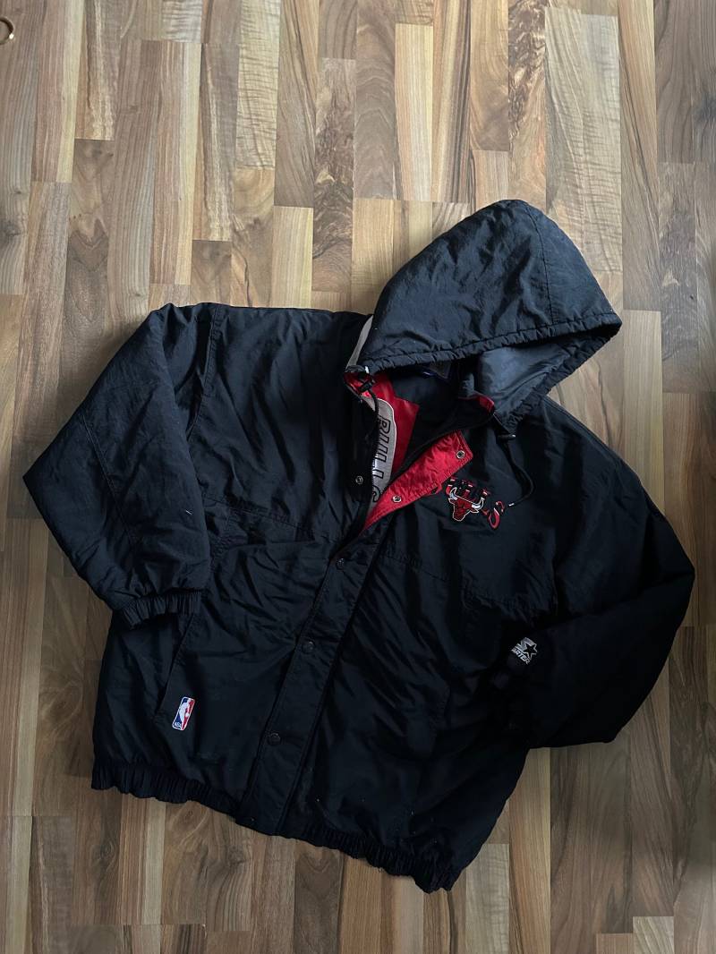 starter Jacke Chicago Bulls Size Xl Nba Retro Vintage Jacket von Adamd23456