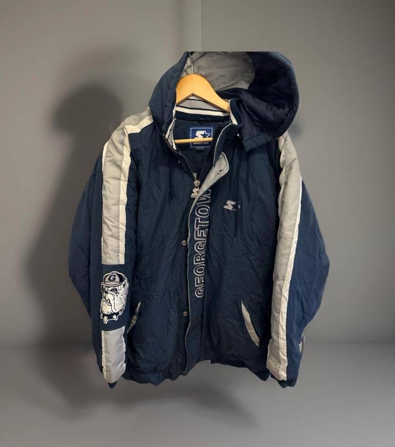 starter Jacke Georgetown Hoyas Size L Retro Vintage Jacket 90S von Adamd23456