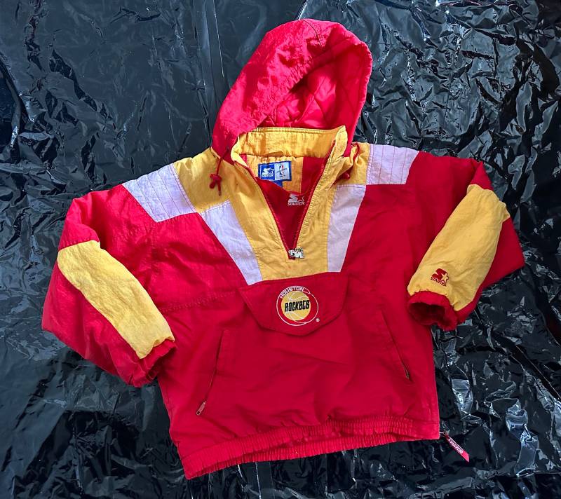 starter Jacke Houston Rockets Size M Nba Retro Vintage Jacket von Adamd23456