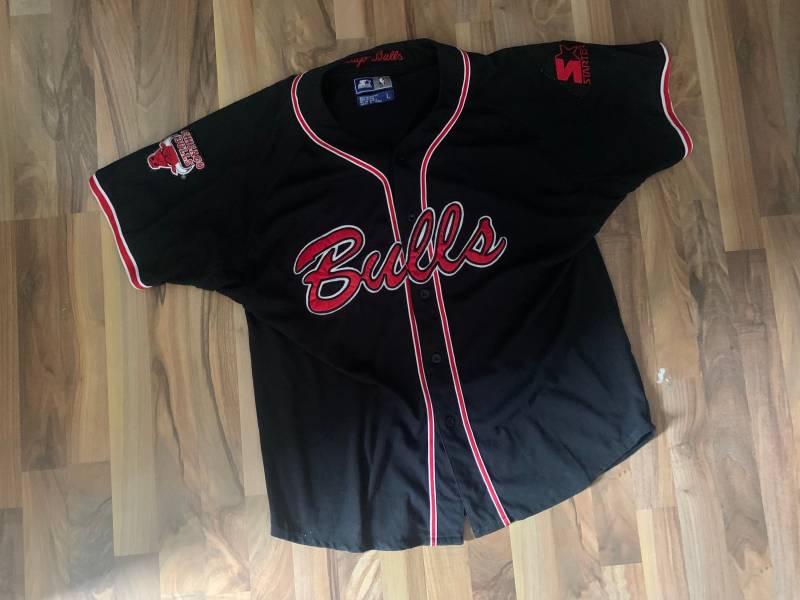 starter Jersey Shirt Chicago Bulls Size L Nba Retro Vintage Baseball von Adamd23456