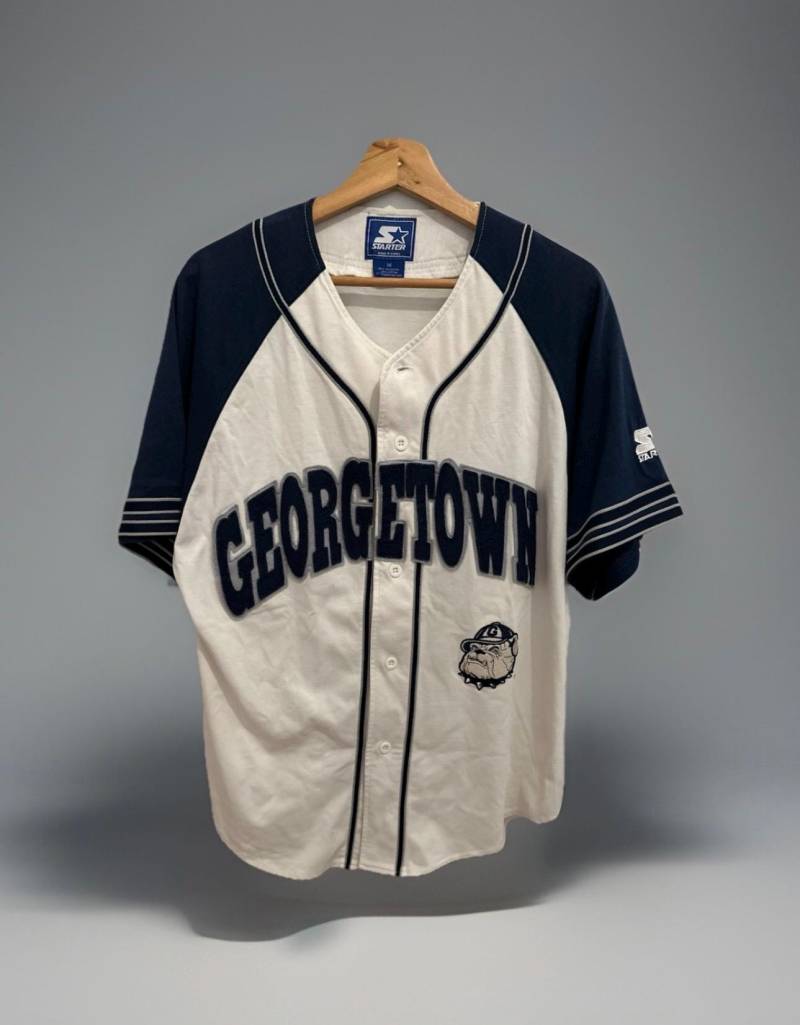 starter Jersey Shirt Georgetown Hoyas Size M Vintage 90S von Adamd23456