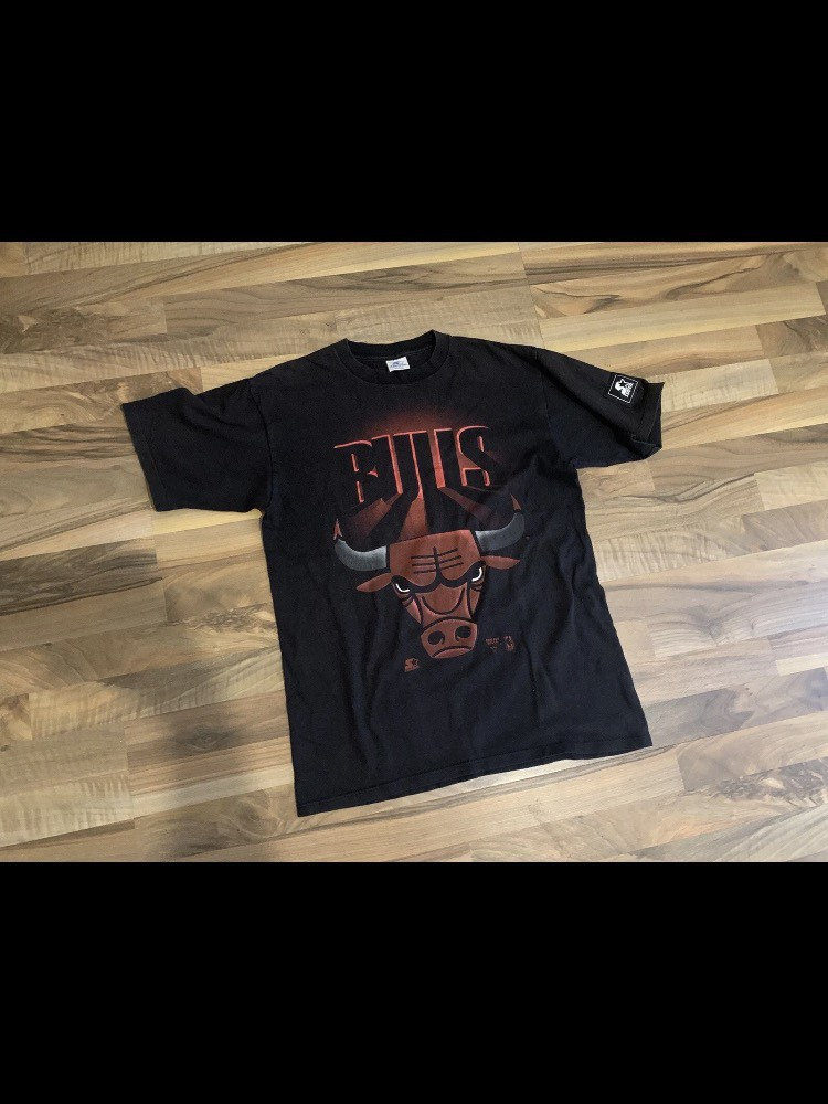 starter Shirt Chicago Bulls Size M Nba Retro Vintage Jersey von Adamd23456