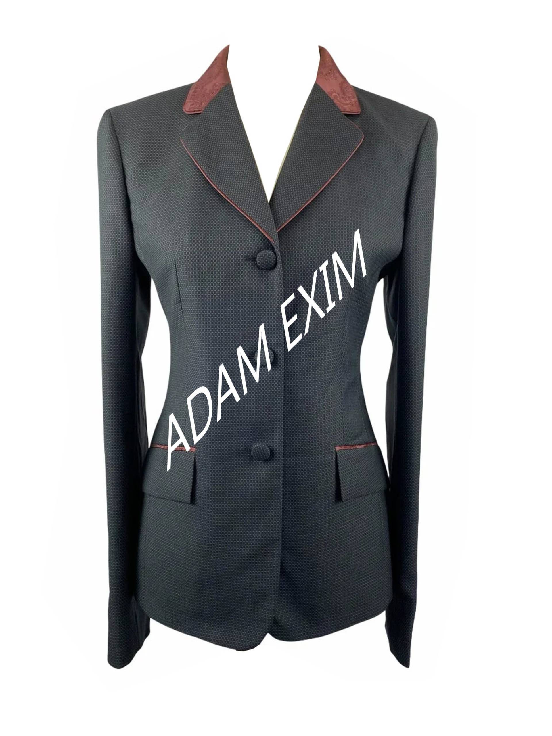 Damen Reitsport-Showmantel Stretch Reitjacket Damen Reitsport-Showmantel Stretch Reitjacket von Adaminternational