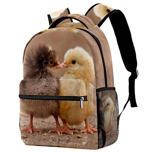 Adamion Mädchen Schulranzen Rucksack Süßes Küken Schulrucksack Grundschule Schultasche Outdoor Backpack 29.4x20x40cm von Adamion